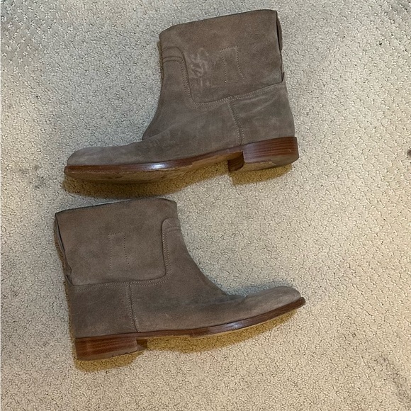 Rag and Bone Holly ankle boot stone suede size 9.5 - Picture 2 of 8